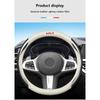 Кожаный чехол на руль из углеволокна Автоаксессуары для KIA Sportage Rio Ceed Proceed Sorento Picanto Optima Niro