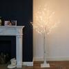 Arbre de décoration - LED Multicolore - 180 cm - Blanc - Polypropylène - Intérieur