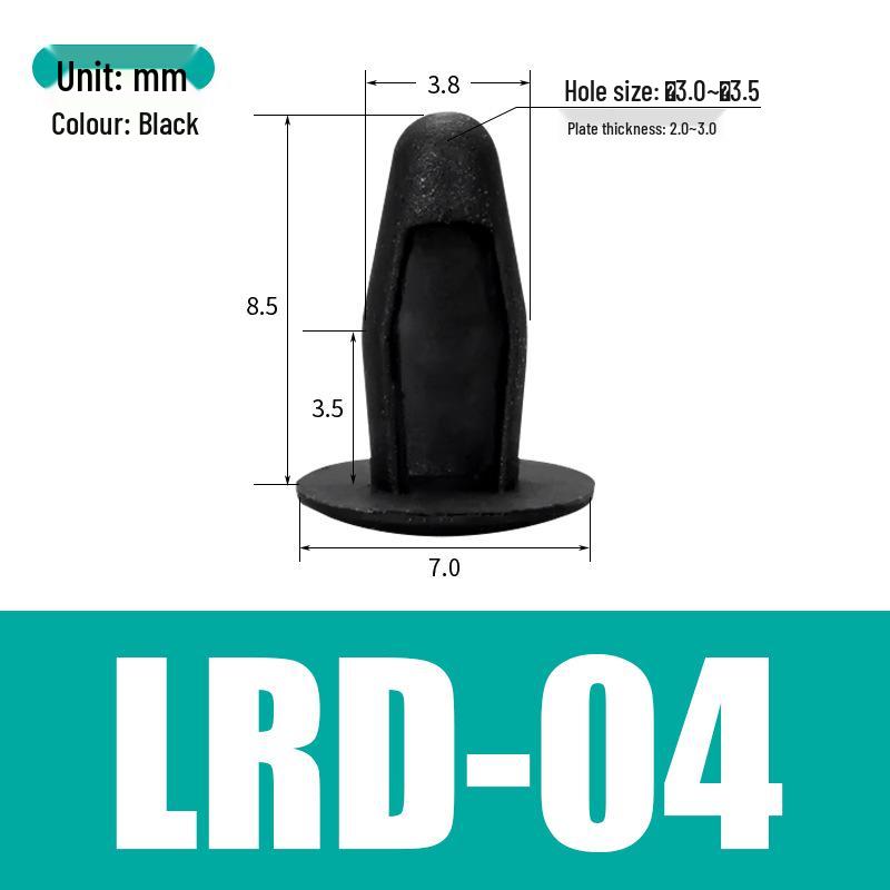 Cloud Science Нейлоновый Заклепка LRD-04: Простая фиксирующая пряжка для печатной платы с дюбелем