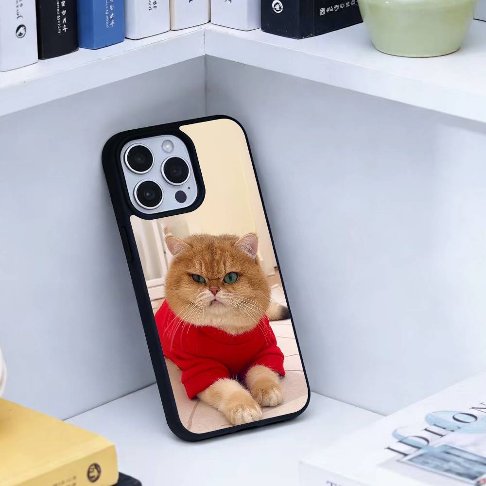 Забавный Милый Кот Чехол Для Телефона Для iPhone 14,16,15,13,17,12,Plus,Pro,Max Магнитный Для Magsafe Матовый Чехол