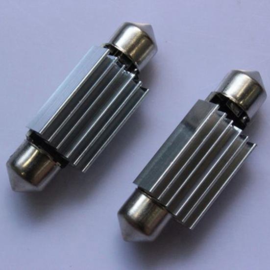 1 пара 41 мм 42 мм светодиодный фестон 5050 4SMD огни ошибок Бесплатные внутренние купольные светильники автомобиля