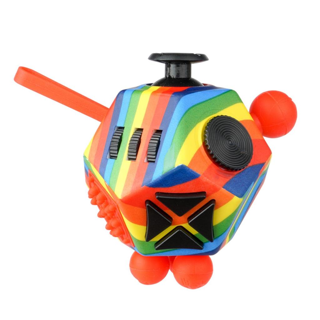 12-гранный магический кубик для снятия стресса второго поколения - креативные кубики для снятия стресса