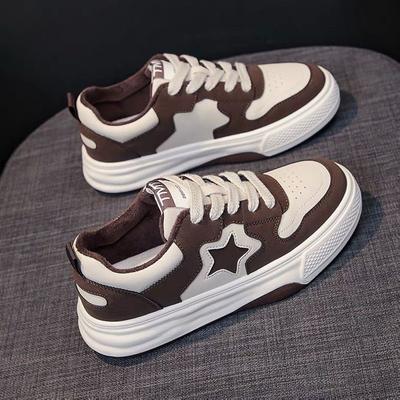 Женская белая обувь, новая весенняя женская обувь на платформе в корейском стиле, супер популярная универсальная спортивная повседневная обувь XINGX