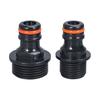 2Pcs Plastic Faucet Connector Garden Irrigation Hose Water Nozzle Connection Adapter Kitchen Bathroom Faucet Connector
