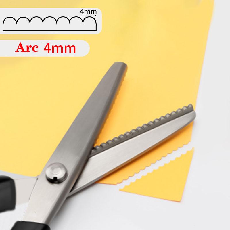 Профессиональные ножницы для портновских работ с пилообразными зубьями Ножницы для зигзагообразного реза Ножницы для пошива одежды Ножницы для зигзагообразных работ