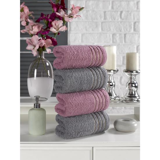 Набор полотенец 4 800гр.. 50X90CM Премиум Люкс 100% Хлопок vip