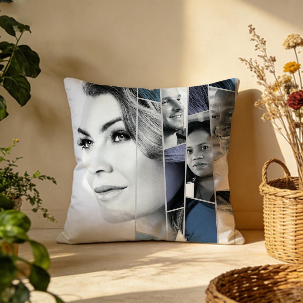 Popular GGGreys Anatomyful Cushion Cover Versatile DoubleSided Pillow Case Fit for Sofa Bed Car Daily Decor