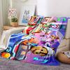 1Pc Winter Sports Fun Blanket Soft Throw Blanket For Home Bedroom Bed Sofa Travel Office Solid Christmas Blanket