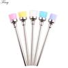 100 шт. 2,35 мм сверло для дизайна ногтей набор кистей для чистки сверла для ногтей щетка для чистки маникюрных машин аксессуары