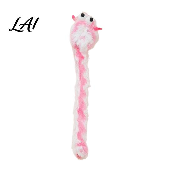 Plush Toy with Catnip Mouse Cat Catnip Long Tail Rat Chew Toy Durable Stuffed for Indoor Kittens Biting Hunting Instinct Stimulation Pet Kitten