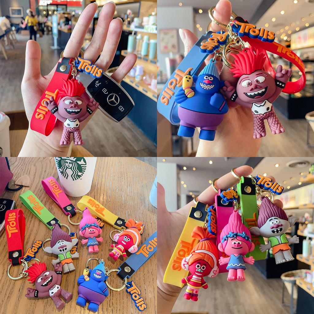 Cute Magic Elf Keychain Adorable Metal Bag Pendant Creative Car Accessory Wholesale
