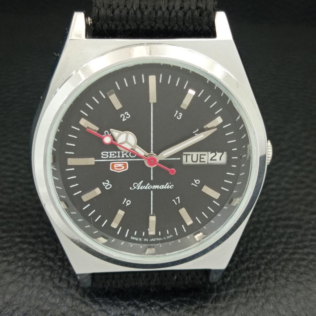 ЯПОНСКИЕ ВИНТАЖНЫЕ ОТРЕМОНТИРОВАННЫЕ МУЖСКИЕ ЧАСЫ SEIKO 5 АВТОМАТИЧЕСКИЕ 6309A a442887-1