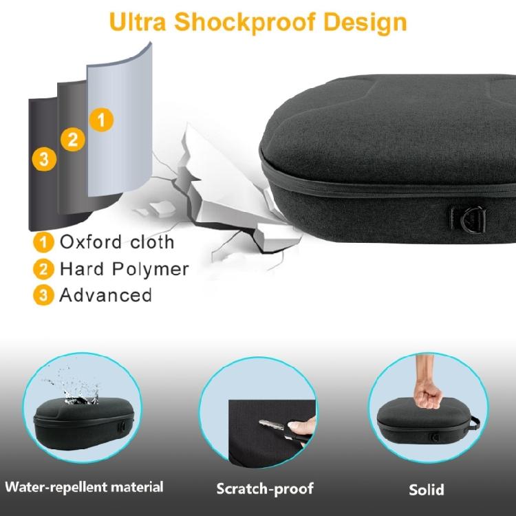 EVA Hard Carrying Case with Shoulder Straps for 4 Ultra VR Glasses Protective Box Travel Storage Bag
