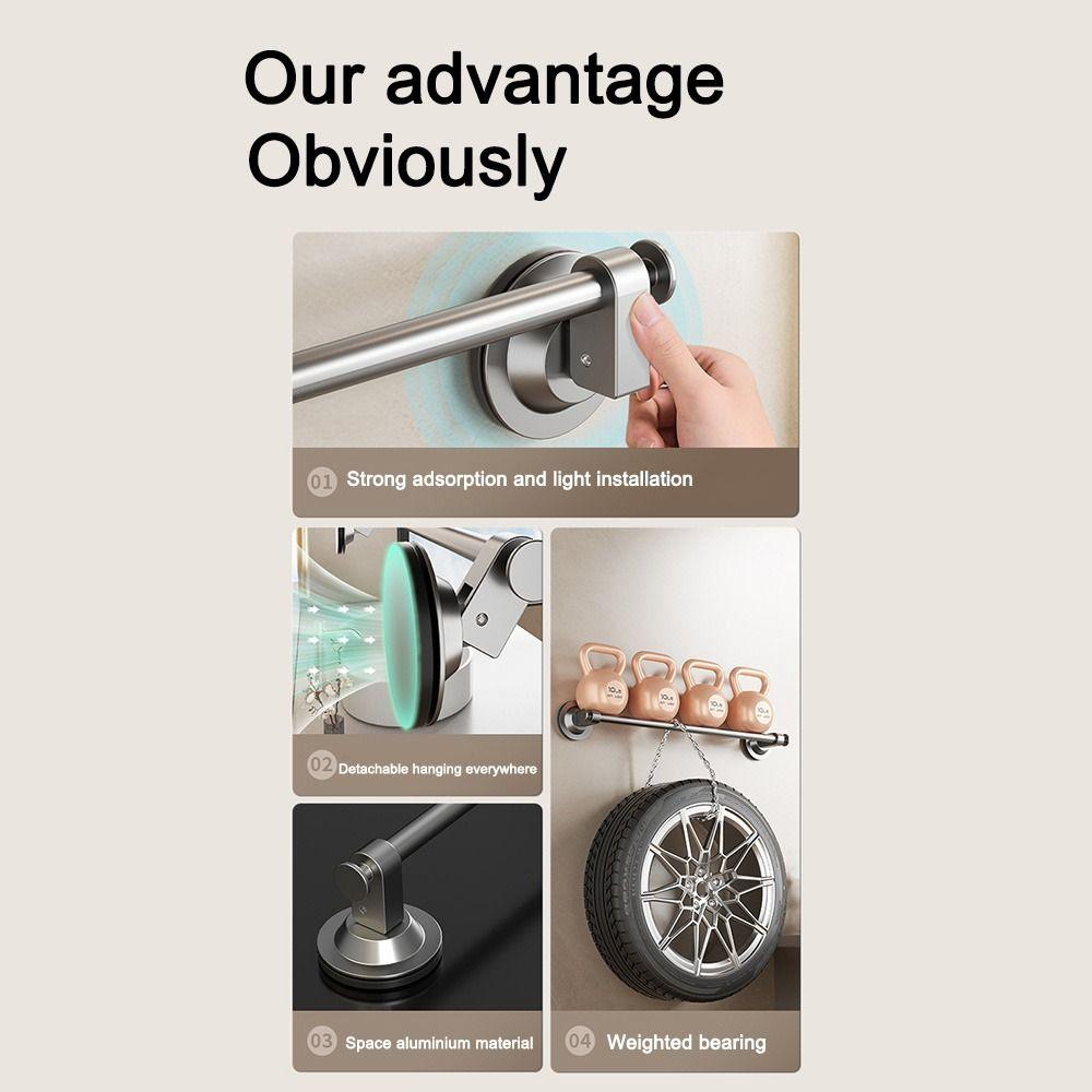 Полотенцедержатель на присоске без сверления, прочный, неперфорированный, полка для хранения в ванной комнате