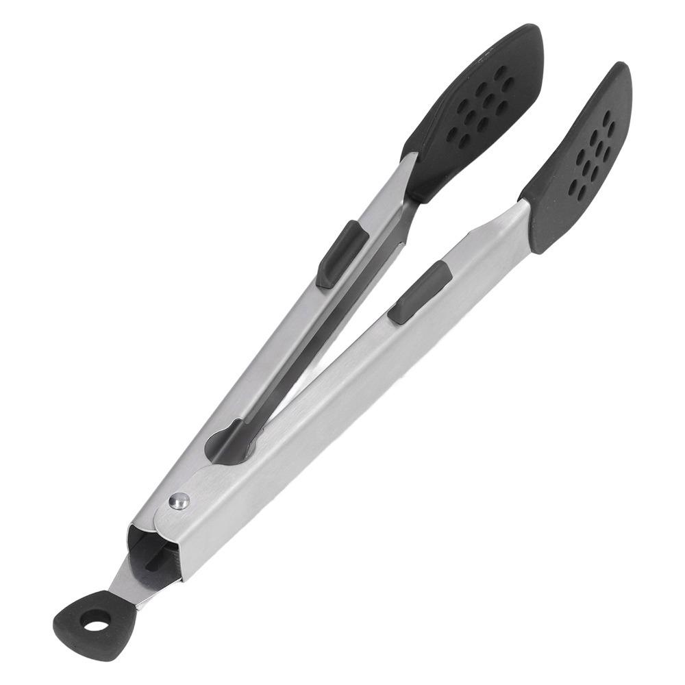 Hanging Loop Kitchen Tongs Two Arms Serving Tongs Practical Cooking Tongs BBQ Grilling