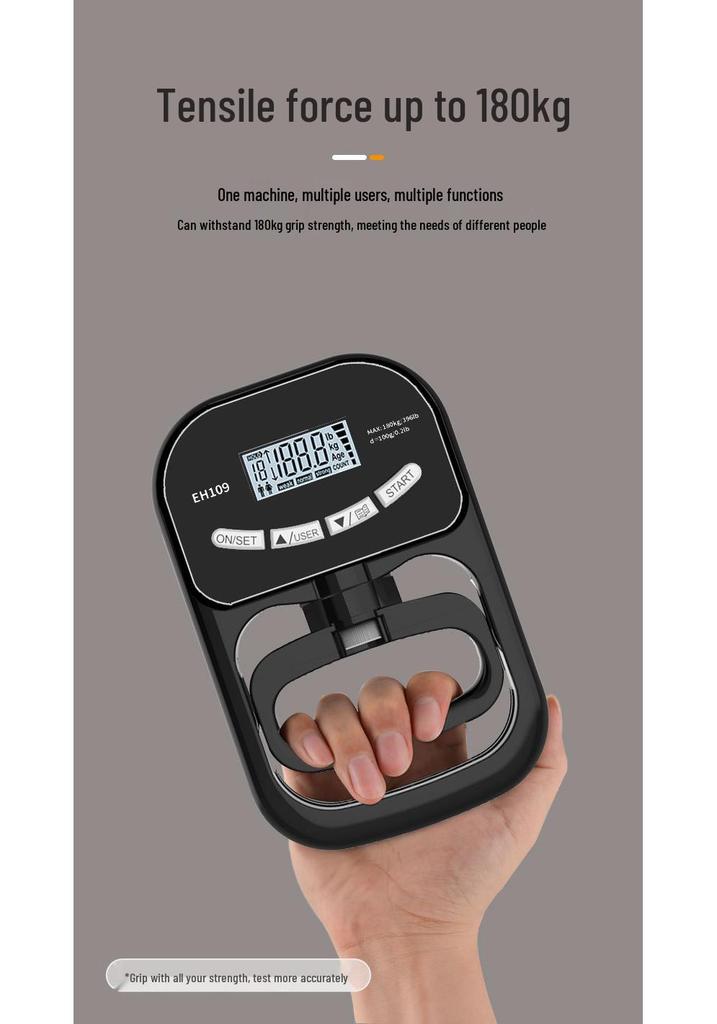 Electronic Grip Dynamometer for Student Strength Testing and Training