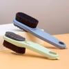 Shoe Cleaning Brush Ergonomic Design Long Handle Double-sided Design Waterproof Rubber Shoe Care Snow Boot Cleaner