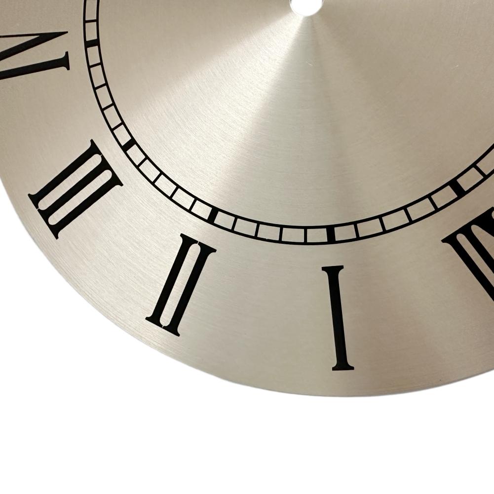 Алюминиевый циферблат часов DIY золотой фон снаружи 243MM