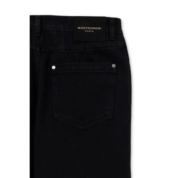 [wooyoungmi] Black Straight Denim Pants W263PT21987B