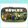 Вместительный пенал Roblox из прочной ткани Оксфорд с забавными рисунками для студентов