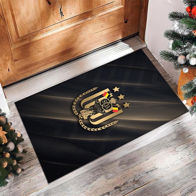 Anderlecht FC Soccer Football Pattern Soft Area Rug Non Slip Indoor Floor Carpet Sports Decor Mat for Bedroom