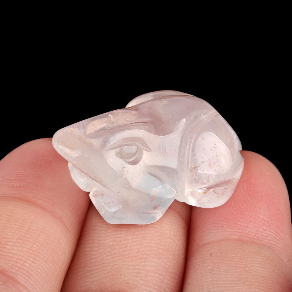 1 шт., мини-исцеляющий кристалл, резные украшения в виде лягушки, декоративные украшения из натурального камня, энергетический страж, домашний декор, ювелирные изделия, небольшая мебель для подарков на Хэллоуин