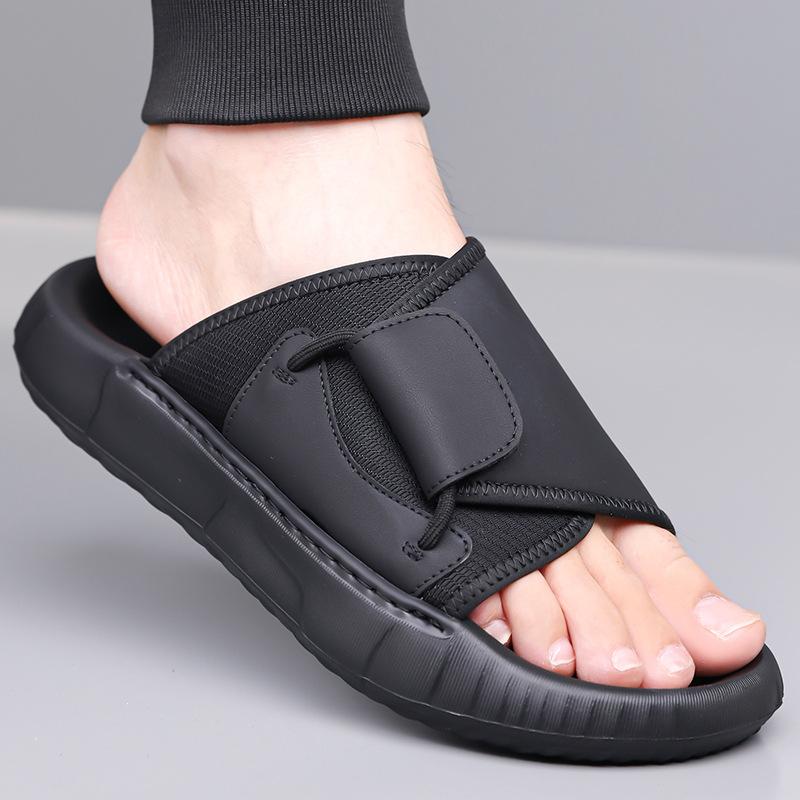 Men's Slippers Summer Fashion Casual Wear Comfortable Soft-soled Youth Outdoor Dual-purpose Beach Shoes