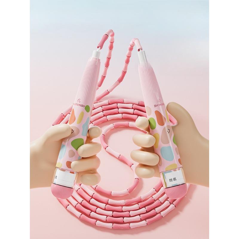 Мягкая бамбуковая спортивная фитнес-скакалка для начинающих K8 Small Cloud Bamboo Jumping Rope