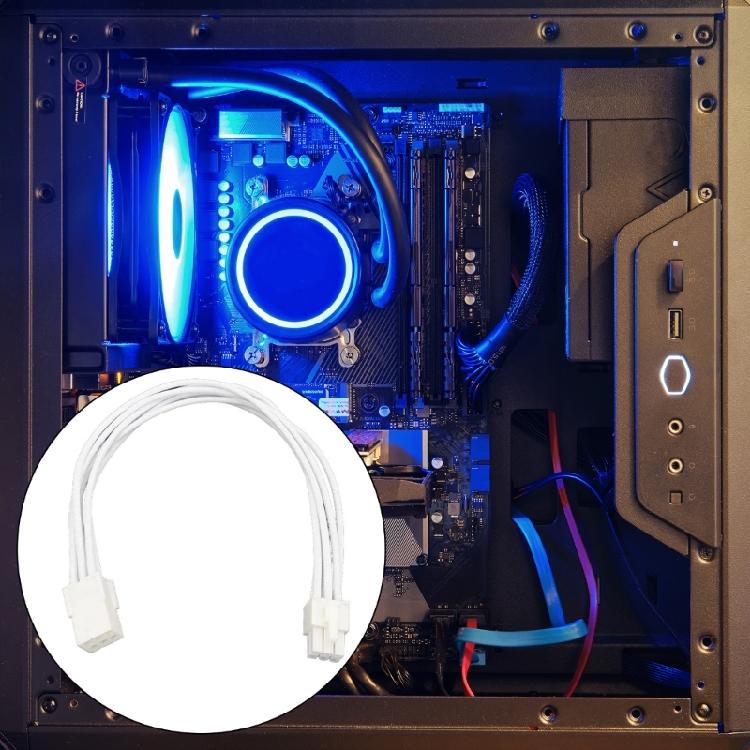 6-контактный кабель-удлинитель питания PCIe "папа-мама", 6-контактный адаптер-преобразователь для подключения видеокарт