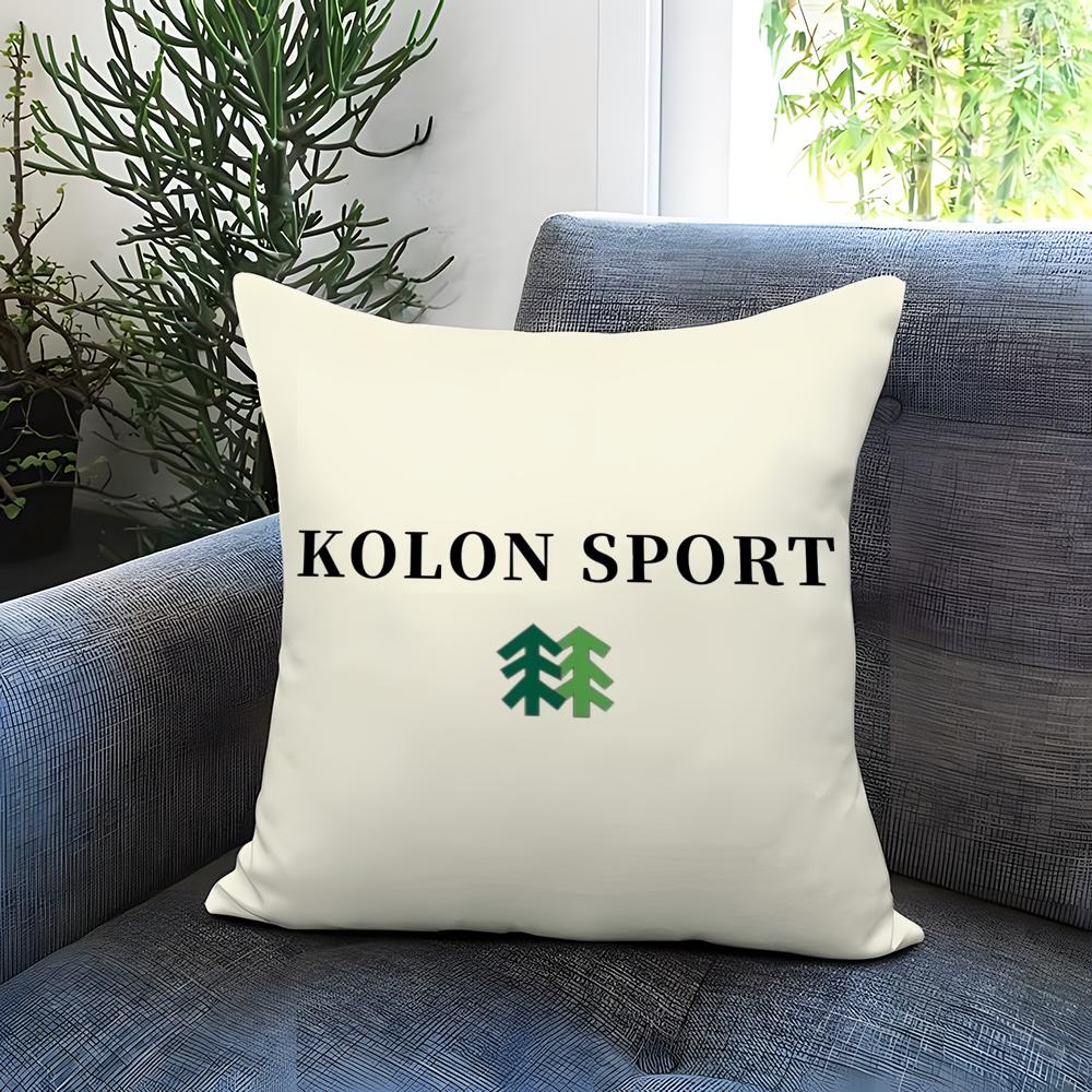 Stylish KKOLON SPORTful Cushion Cover Comfortable Reversible Pillow Cover Ideal for Car Sofa Bedroom Beyond