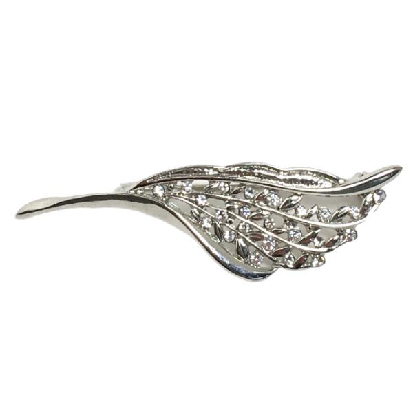 Plated, Stylish, Outing Wedding Brooch Steel Silver Women Used