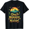 Magical Wizard Father's Day Dad Manager Of Mischief T-Shirt