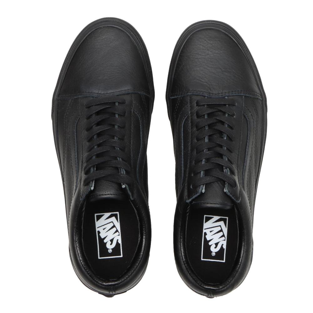 Vans Old Skool  Leather  Black Vn0003z6l3a