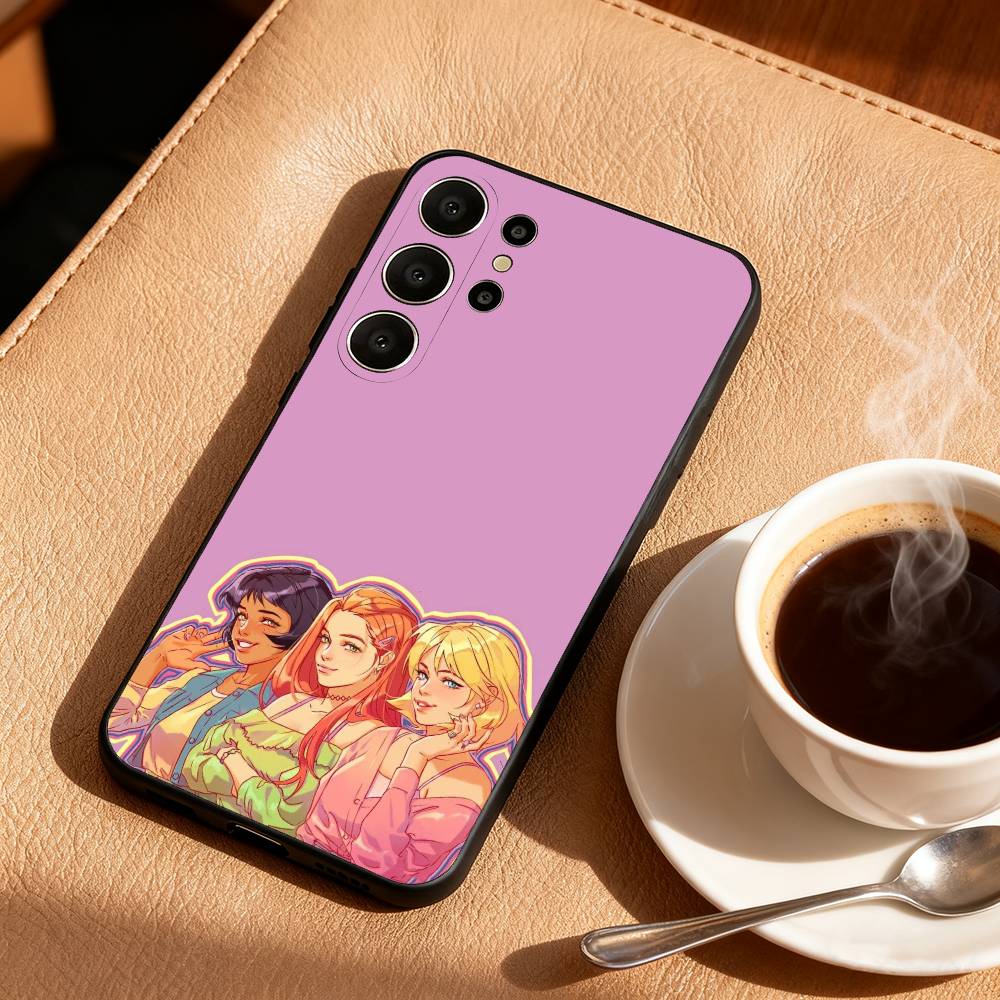 1PC T-Totally S-Spies Phone Case For Samsung S26,S25,24,23,22,30,21,10,9,Ultra,Plus,Lite,FE Soft Black Case