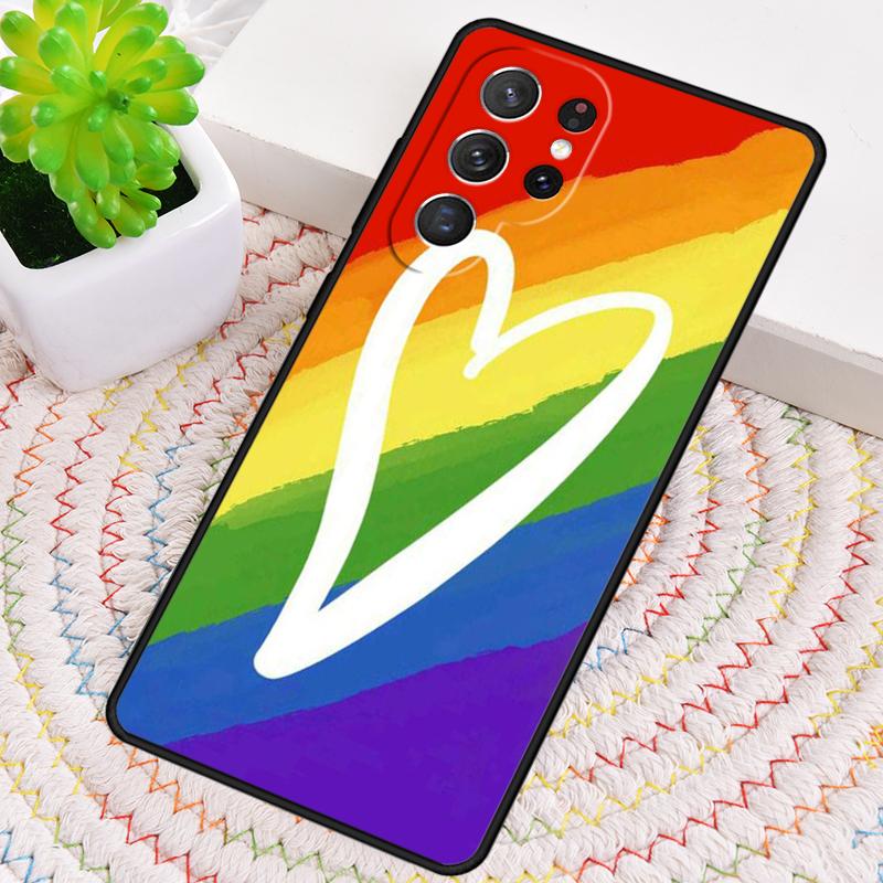 Чехол для телефона с радужным ЛГБТ-прайдом лесбиянок и геев Для Samsung Galaxy note 10 pro S26 S25 S24 S23 S22 Ultra Plus S21 FE S20