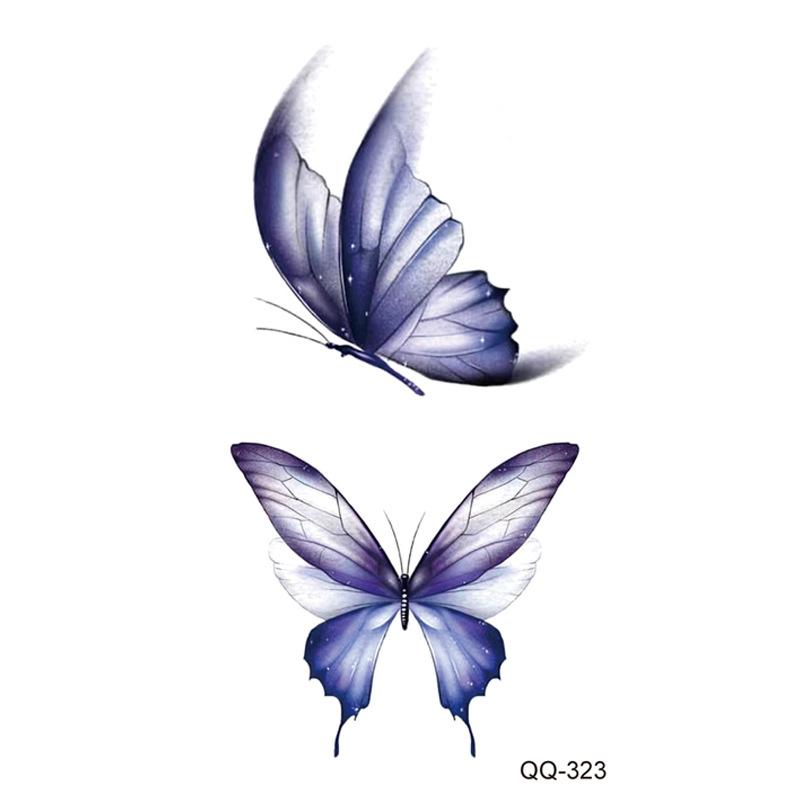 Маленькая водонепроницаемая временная татуировка-наклейка, цветные перья, цветы, листья, планета, луна, женский боди-арт, запястье, шея, поддельные татуировки для мужчин