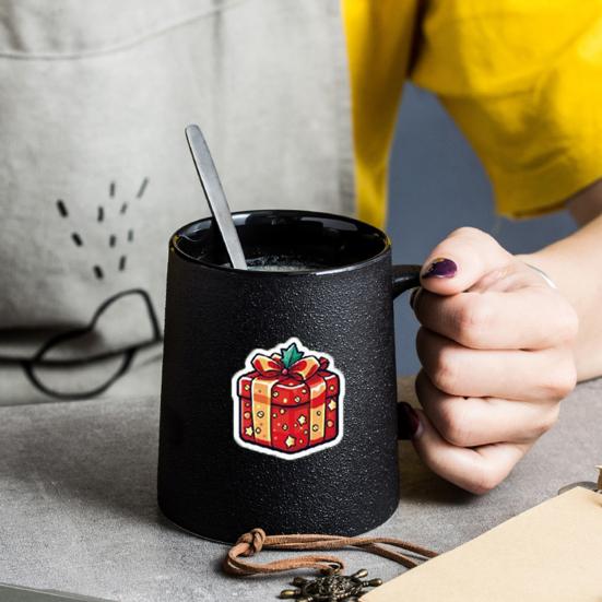 100 шт./пакет, Рождественская наклейка, самоклеящаяся, водонепроницаемая, из ПВХ, съемный чехол для телефона, багаж, скейтборд, ноутбук, наклейка для скрапбукинга, детские товары для самостоятельного изготовления