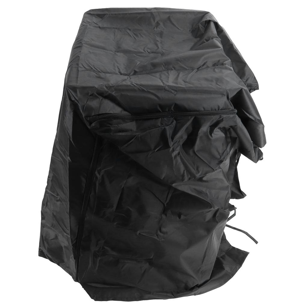 Чехол для стиральной машины, ткань Оксфорд с серебряным покрытием 210D, защита для сушилки для балкона, 74x71x101 см, черный