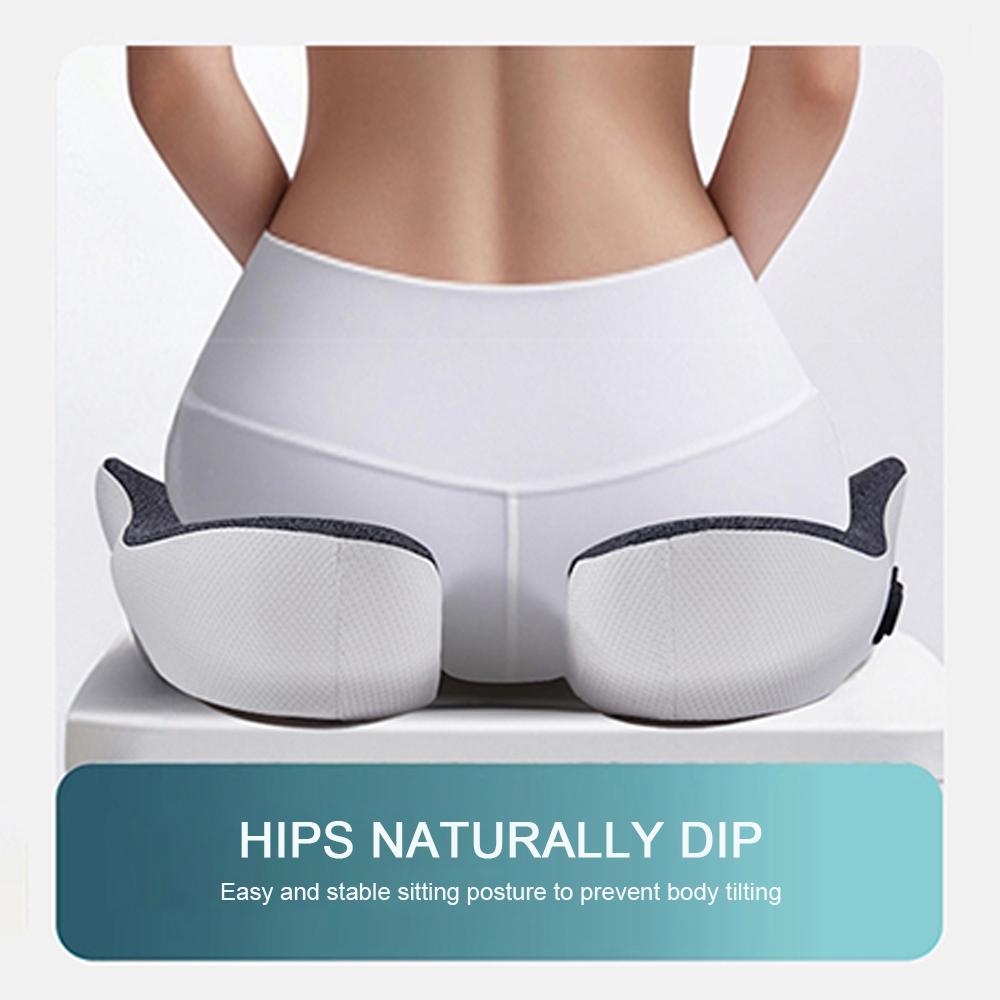 Ортопедическая подушка на стул с эффектом памяти, подушка для офисного кресла, поддержка сиденья автомобиля, подушка для поясницы, массажная подушка для ягодиц и копчика, подушка на спинку