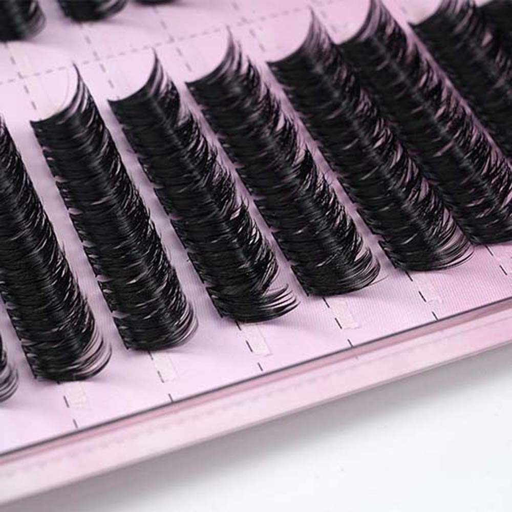 Наращивание ресниц Индивидуальные пучки ресниц Сегментированные ресницы Пучки Женщины