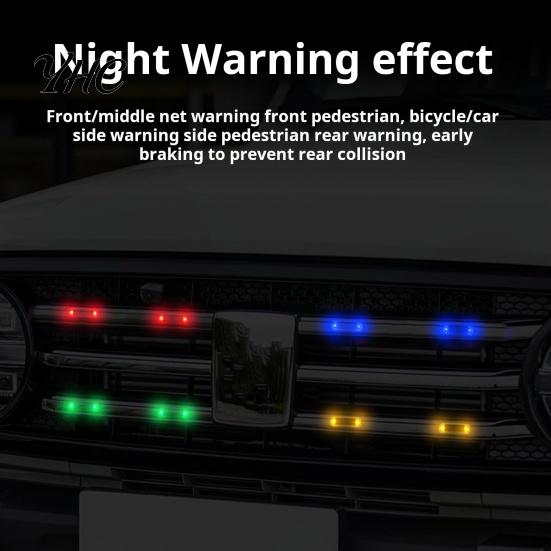 Mini Solar Lamp Warning Light High Lumens Super Bright Waterproof Compact Size Portable Rechargeable Motorcycle Bike Tail LED Flashing