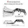 Motorcycle CNC Aluminum Adjustable Folding Brake Clutch Levers Extendable Handlebar Hand Grips for Yamaha FJ1200 XJR1200