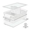OXO Refrigerator Vegetable Compartment Storage Organization Vegetable Keeper Vegetables Freshness Comes with Draining Basket Dishwasher Safe Medium