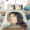 3D Print Singer L-Lana Del-Rey Bedding Set Soft Comforter Cover With 1/2pcs Pillow Shams For Kids Adults Duvet Cover Microfiber