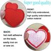 2.1 X 1.8inches 10 Pieces Red Clothing Iron-on Embroidered DIY Clothing Motif Applique  Jackets