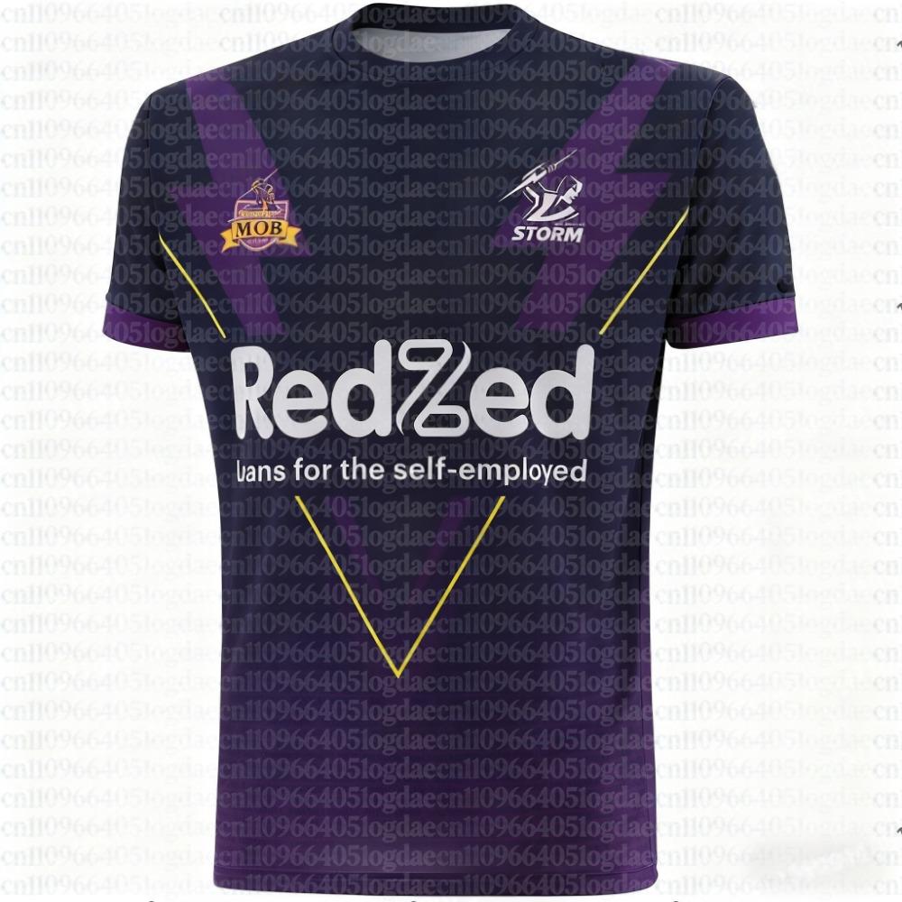 Мужская футболка для регби Melbourne Storm 2026, Футболка для австралийского футбола, Футбольная футболка, Повседневная спортивная одежда для взрослых, 3D-печать