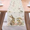 Пасхальная тематическая скатерть-кролик скатерть Счастливой Пасхи Пасхальный кролик дорожка для стола Украшение для дома