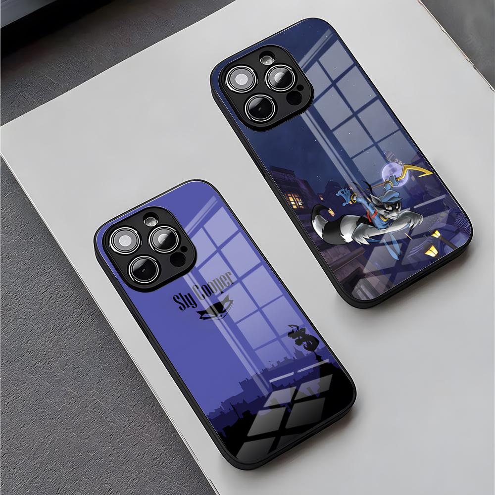 Sly Cooper Phone Case For iPhone 18 17 16 Pro Max 15 Plus 14 Pro 12 11 13 Mini X XR XS Max SE Glass Cover