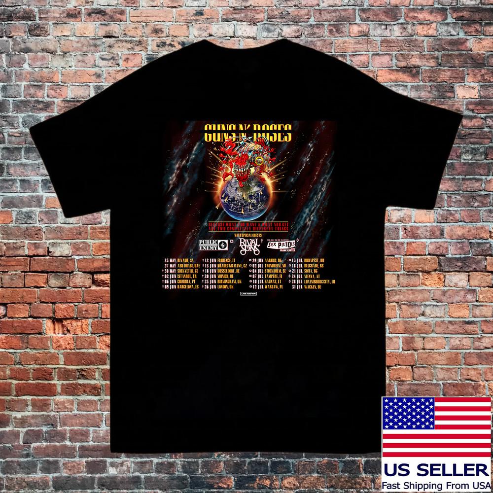 PUBLIC ENEMY BAND ON TOUR GRAPHIC T Shirt Full Size S-5XL