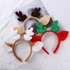 Face Cloth Female Christmas Korean Style Head Hoop Antler Headband Hair Accessories Women Hair Band